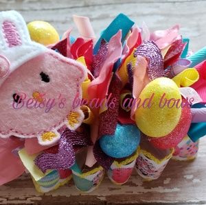 Easter funky loopy bow